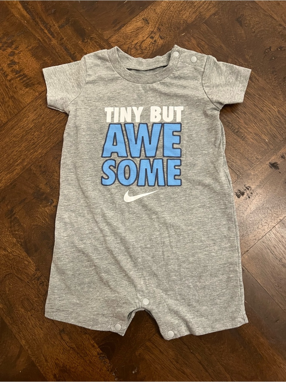Nike Baby Graphic Short Sleeve Romper 0-6 Months